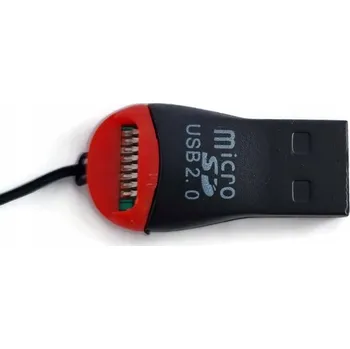 Čtečka paměťových karet Adaptér adaptéru čtečka USB – karta micro SD