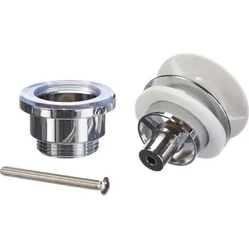 Ibergrif M20509W – keramický koupelnový odtok 1/4'' bez přepadu, automatické vypouštění umyvadla,