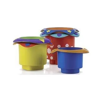 Hračka pro nejmenší Pohárky do vody 5 ks Nuby