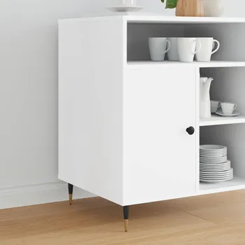 Nábytkové kování Nábytkové nohy 12 pcs Černá a zlatá Ø 40 x 98 mm Železo