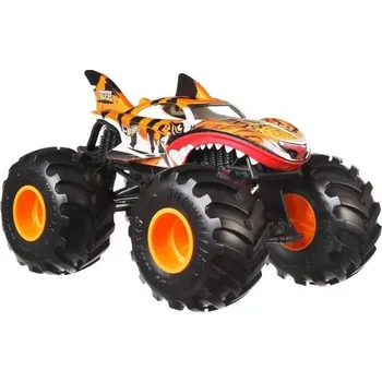 Hračka Hot Wheels Monster Trucks, Nadrozměrný Monster Truck, Litý hrací náklaďák v měřítku 1:24 s