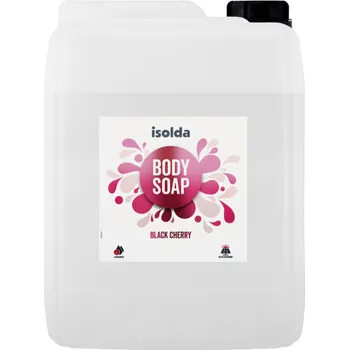 Mýdlo ISOLDA Black cherry body soap 10 l (Krémové tělové mýdlo určené pro mytí citlivé pokožky.)