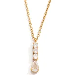 ELENYS Vertical Chain – pozlacený náhrdelník 18K žluté zlato Délka: 42+5 cm / max. 47 pozlacený náhrdelník 18K žluté zlato