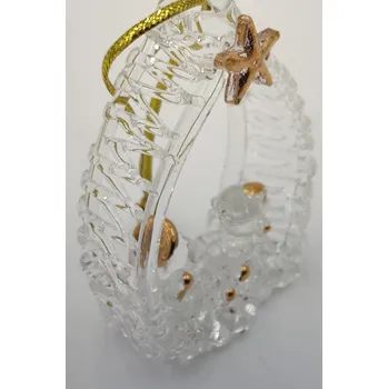 Luxusní skleněný Vánoční BETLÉM 5,5 cm - RUČNÍ PRÁCE ! (Skleněný Vánoční betlém)