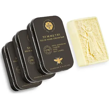 Péče o ruce THE EDINBURGH NATURAL SKINCARE COMPANY Trio tuhých krémů na ruce Symmetry, EDINBURGH SKINCARE, 3x50g