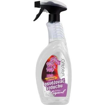 Osvěžovač vzduchu VAKAVO Osvěžovač vzduchu tropical 750 ml (Tekutý neutralizátor pachů a osvěžovač vzduchu nejen pro domácnost.)