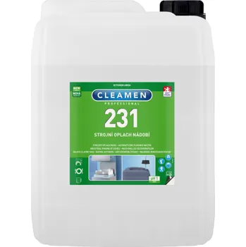 CLEAMEN 231, 10 kg (Tekutý vysoce koncentrovaný oplachový a leštící prostředek pro profesionální myčky nádobí a skla s automatickým dávkováním.)