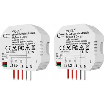 vypínač Zásuvka Moes Relé Zásuvka Spínač ZigBee 2ks