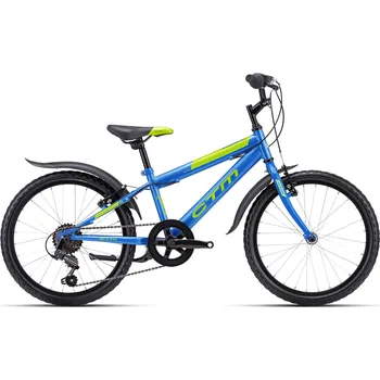 Jízdní kolo CTM SCOOBY 1.0 modrá/zelená (115-135 cm) (CTM SCOOBY 1.0 matná modrá perleť / zelená 11" 20)