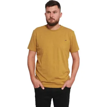 Pánské tričko Tričko krátký rukáv DAREK béžovožlutá XL