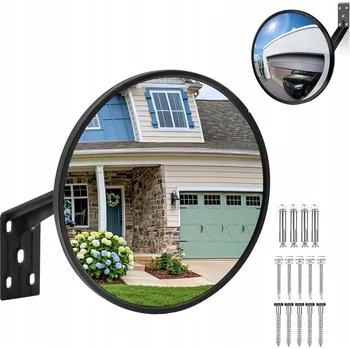 Zrcadlo ZRCADLO KONVEXNÍ SKLADOVÉ NEROZBITNÉ SFÉRICKÉ DRŽADLO 30 CM