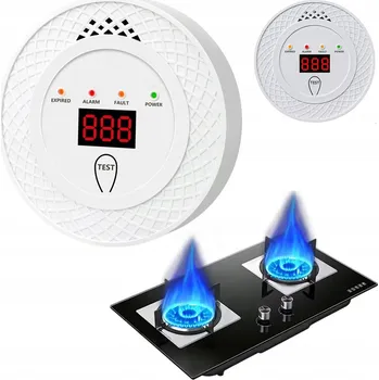 Detektor CO DETEKTOR OXIDU UHELNATÉHO HLÁSIČ PLYNU OXIDU UHELNATÉHO DLOUHÁ ŽIVOTNOST SENZOR CO