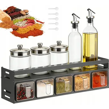 Obraz DRŽÁK NA KOŘENÍ POLICE ORGANIZÉR ZÁVĚSNÝ Vysoká kvalita