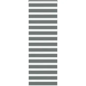 Roleta Roleta zebra, tmavě šedá, šířka tkaniny 65,9 cm, polyester