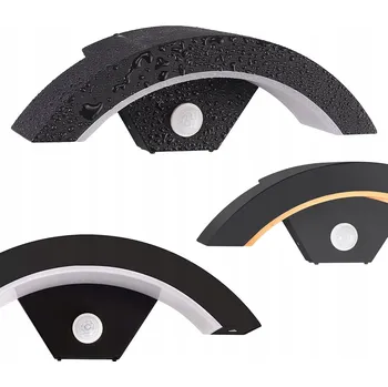 Venkovní osvětlení VENKOVNÍ NÁSTĚNNÉ SVÍTIDLO FASÁDNÍ LED LAMPA SE SENZOREM POHYBU A SOUMRAKU