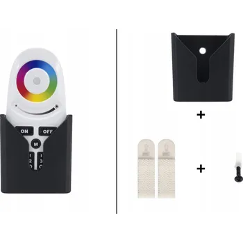 Bodové svítidlo Držák s ovladačem LED Kanlux + montážní sada - černý mat