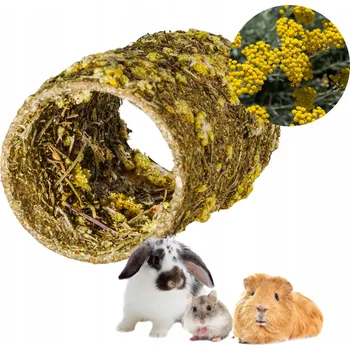 Krmivo pro hlodavce TUNEL Z KOCANKĄ ZIOŁOWY HAM-STAKE MAŁY 15cm TUNEL 220g PRO HLODAVCE