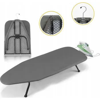 Žehlicí prkno SKLÁDACÍ ŽEHLICÍ PRKNO DO SKŘÍNĚ s Područkou, Přenosné