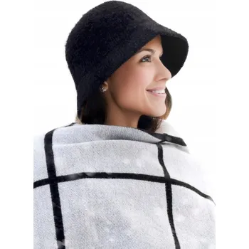 Klobouk Dámský klobouk bucket hat s regulací, černý, univerzální velikost YOCLUB