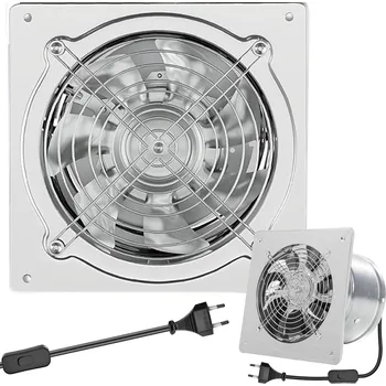 Domácí ventilátor Osový ventilátor nástěnný fi 150 mm TICHÝ VÝKONNÝ