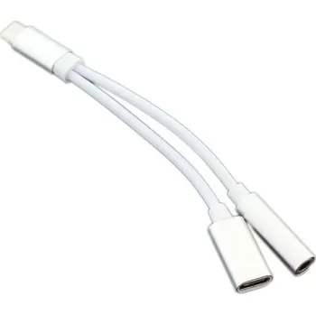 Audio redukce REDUKCE 2v1 USB-C/ 3.5 JACK PRO NABÍJENÍ A POSLECH HUDBY