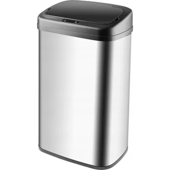 Odpadkový koš BANQUET, koš odpadkový bezdotykový 50 l, hranatý, SENZO