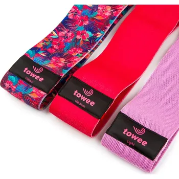 Towee Textilní posilovací guma Booty Band Paradise, sada 3 ks