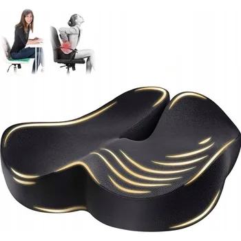 Podsedák ORTOPEDICKÝ POLŠTÁŘ NA SEDĚNÍ BEDERNÍ PODLOŽKA SEDÁK NA KŘESLO A ŽIDLI