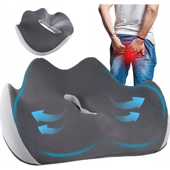 Polštář Ergonomický polštář na kostrč pro kancelářskou židli i do auta