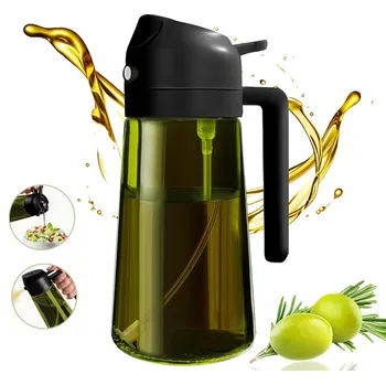 Obraz ROZPRAŠOVAČ NA OLEJ DO KUCHYNĚ DÁVKOVAČ SKLENĚNÝ VE SPREJI NOVÝ MECHANISMUS