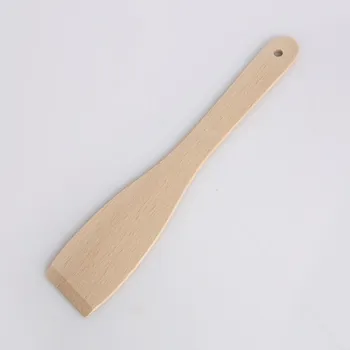 Obracečka DŘEVĚNÁ OBRACEČKA LŽÍCE S OTVORY Kuchyňská obracečka na otáčení