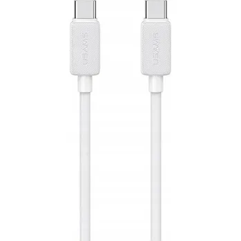 Datový kabel Kabel Usams USB typ C - USB typ C 1 m bílý