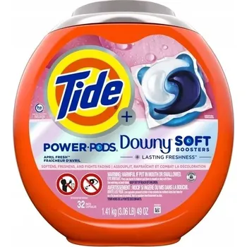 Prací prostředek Tide Power Pods Downy April Fresh 32 ks - Univerzální prací kapsle