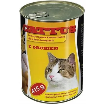 Krmivo pro kočku Mokré Krmivo Cattus pro kočky konzerva, 415 g, drůbeží, 1 Ks