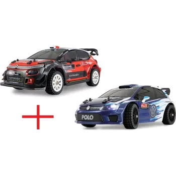 RC model auta MJX MJX Hyper GO Citroen C3 + VW Polo R WRC Brushless 4WD 1:14 RTR