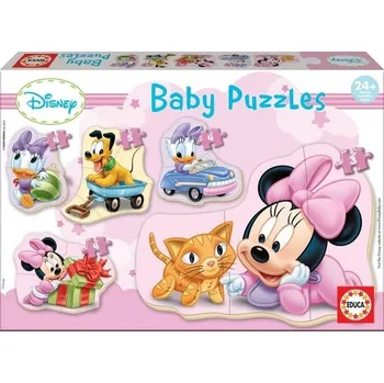 Trefl Puzzle Baby Minnie 5v1 (3-5 dílků)