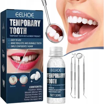 SADA PRO DOČASNÉ VÝPLNĚ ZUBŮ, TVAROVATELNÉ KORÁLKY 5 KS