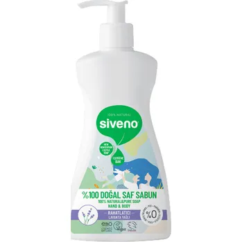 Mýdlo Přírodní tekuté mýdlo s kastilským levandulovým olejem 300ml Siveno