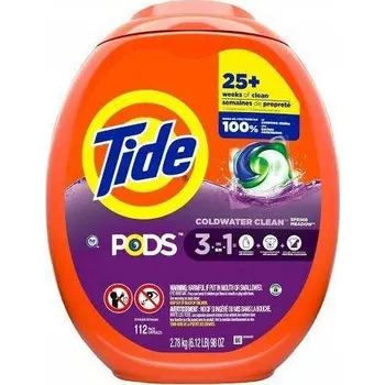 Kapsle na praní TIDE PODS SPRING MEADOW 1 prací KAPSLE 12 Ks USA