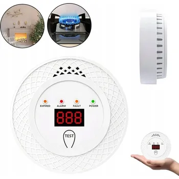 Detektor CO DETEKTOR OXIDU UHELNATÉHO LCD ČIDLO PLYNU CERTIFIKOVANÝ HLÁSIČ