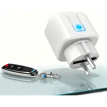 Elektrická zásuvka BEZDRÁTOVÁ ZÁSUVKA 230V 16A + 2x DÁLKOVÉ OVLÁDÁNÍ RF