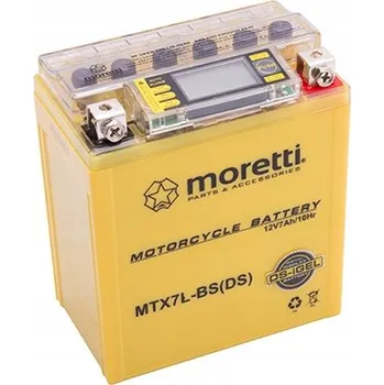 Motobaterie Akumulátor 12V 7Ah MTX7L-BS I-GEL MORETTI