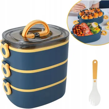 Svačinový box VELKÁ TERMOSKA NA JÍDLO OBĚDOVÝ TERMOBOX LUNCHBOX NA JÍDLO OBĚD POLÉVKU