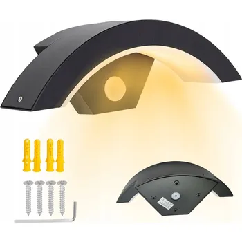 Nástěnné svítidlo Nástěnné svítidlo Bedee černé, integrovaný LED zdroj 18 W