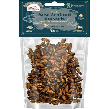 Pamlsek pro psa SYTA MICHA Fish & Seafood Dried New Zealand mussels - pamlsek pro psa - 70g