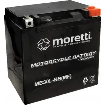 Motobaterie Akumulátor AGM MB30L-BS 12V 30Ah Moretti Arctic Cat Harley Davidson Polaris