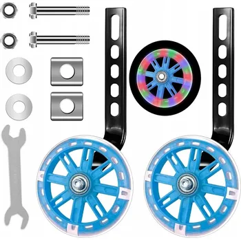 Dětské kolo BOČNÍ KOLEČKA PRO DĚTSKÉ KOLO S LED DIODAMI SVÍTÍCÍ KOLA NA KOLO 12-20"