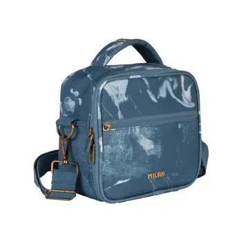 Svačinový box Izotermická taška na potraviny MILAN (3,5 l) + 3x svačinový box, modrá