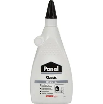 Ponal Classic, lepidlo na dřevo připravené k použití s vysokou pevností spoje, lepidlo na dřevo