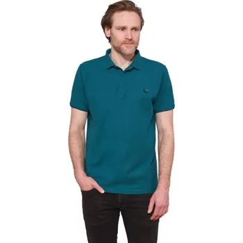 Pánská košile Polokošile krátký rukáv DOBRAK tm. petrol L